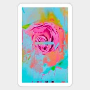 Glitch Rose Sticker